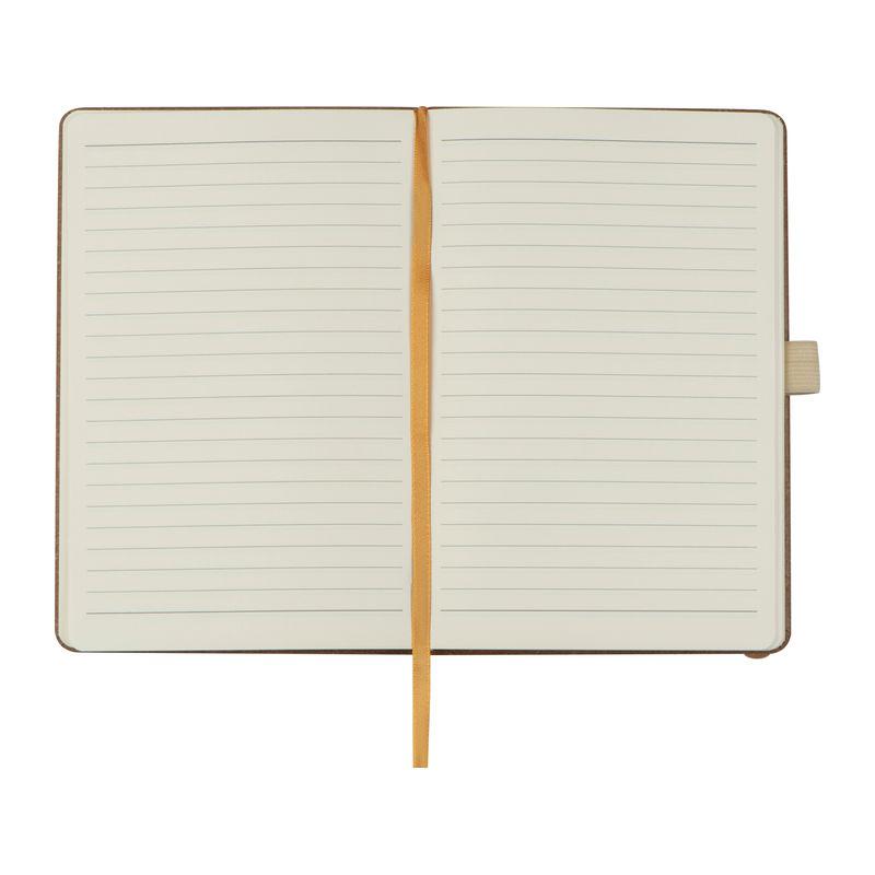 Caiet de notite A5 cu coperta din piele reciclata Maro