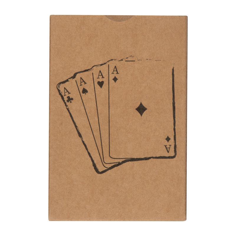 Joc clasic de cărți de poker Beige