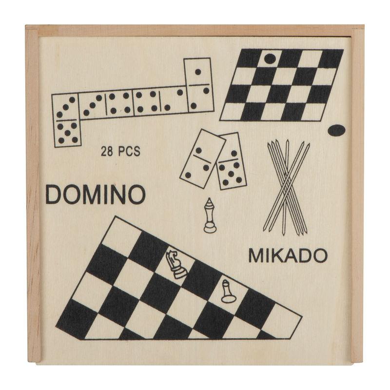 Set de jocuri din lemn Beige