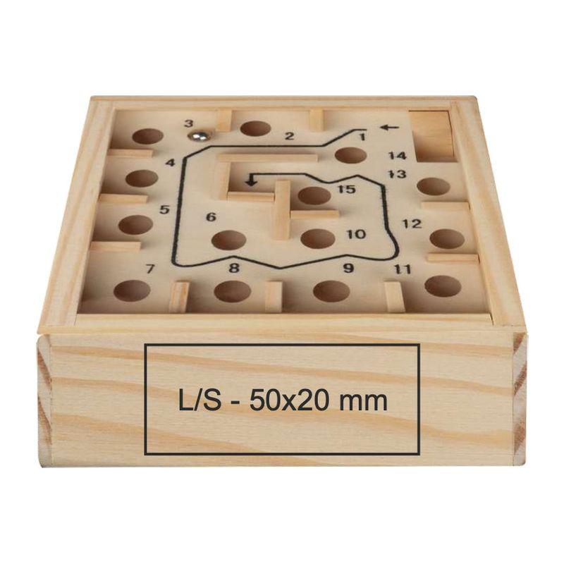 Puzzle labirint din lemn Beige