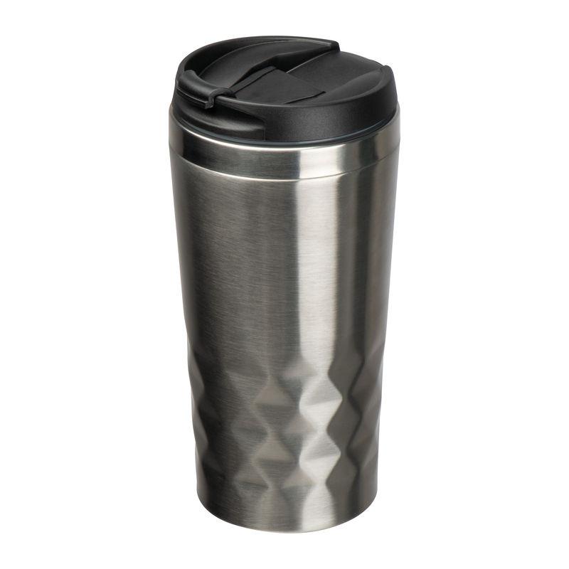 Cană termos cu perete dublu, 400 ml Gri