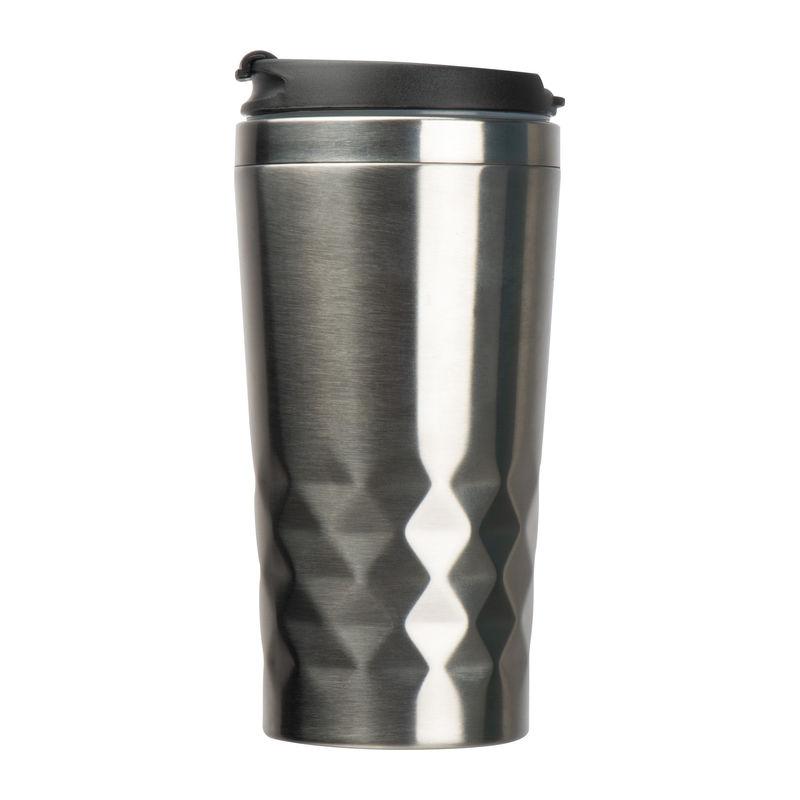 Cană termos cu perete dublu, 400 ml Gri