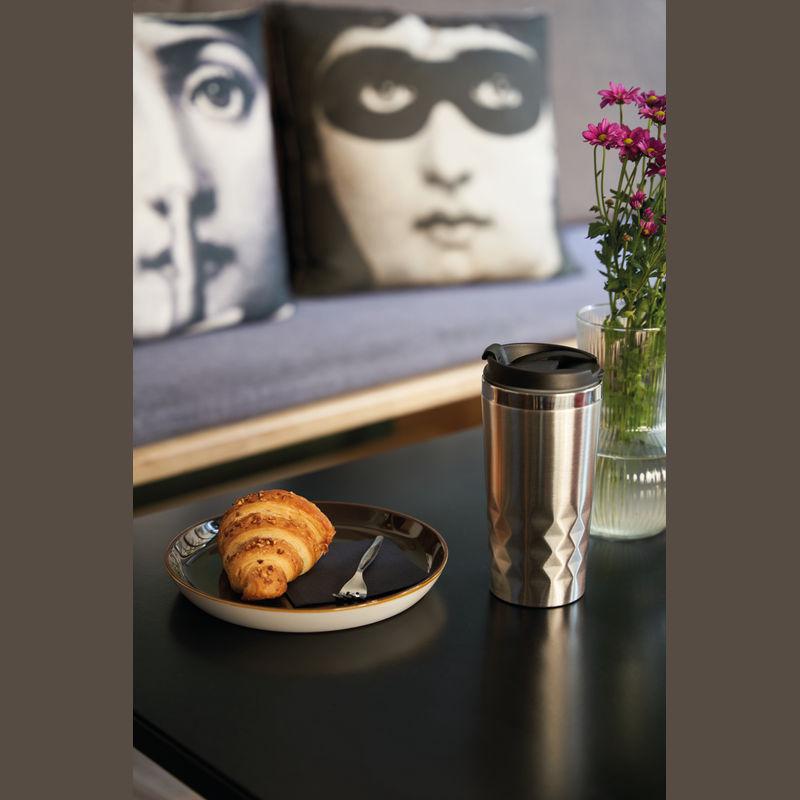 Cană termos cu perete dublu, 400 ml Gri