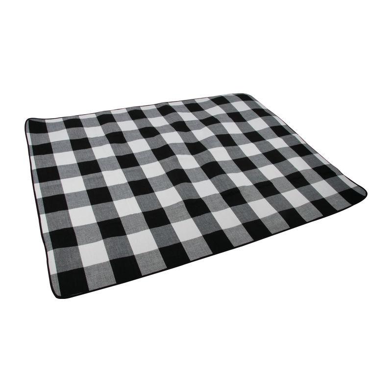 Patură picnic cu toartă Negru