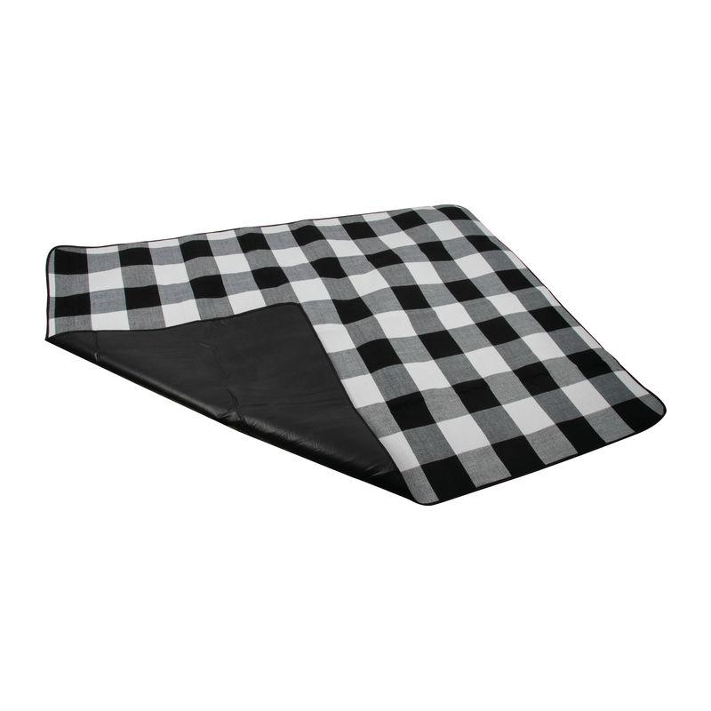 Patură picnic cu toartă Negru