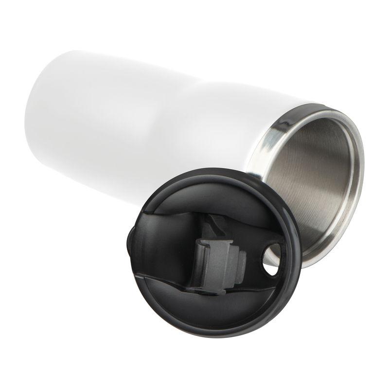 Cană termos cu perete dublu Alb