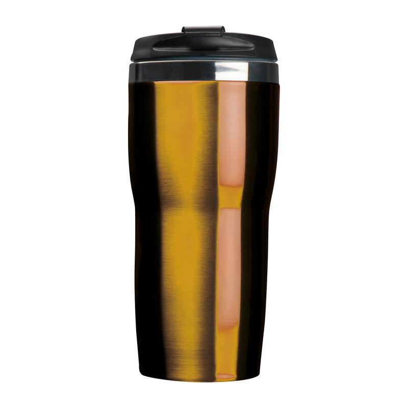 Cană termos cu perete dublu Galben