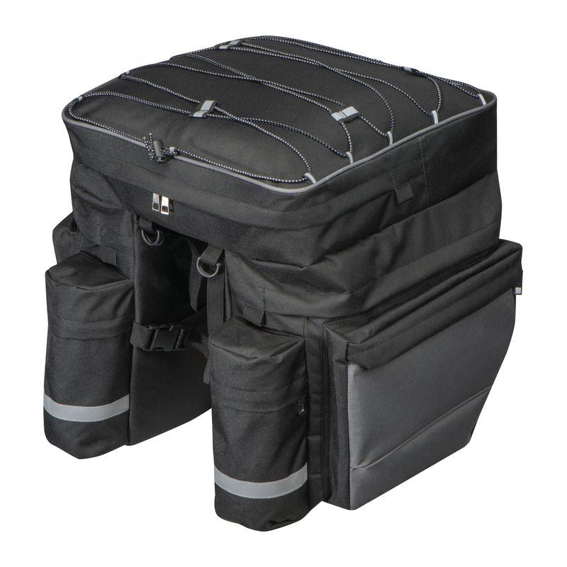 Geantă șa pentru bicicletă Negru