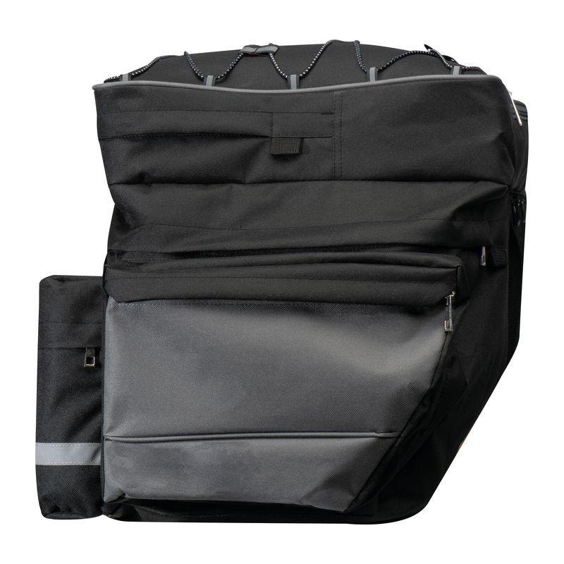 Geantă șa pentru bicicletă Negru