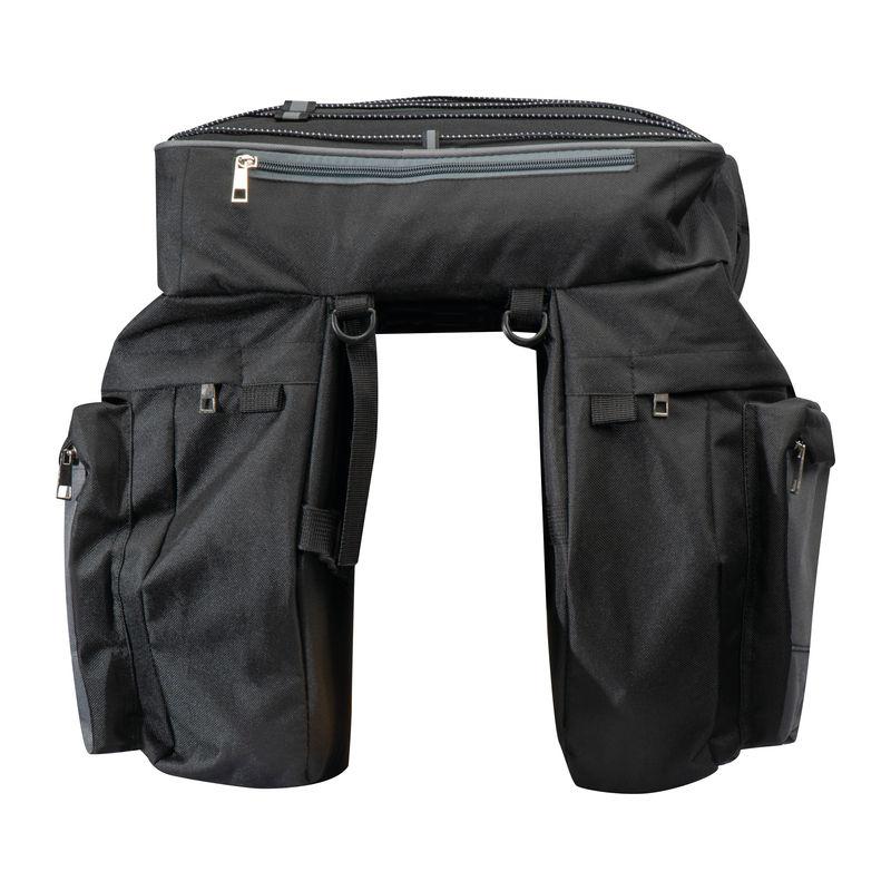 Geantă șa pentru bicicletă Negru