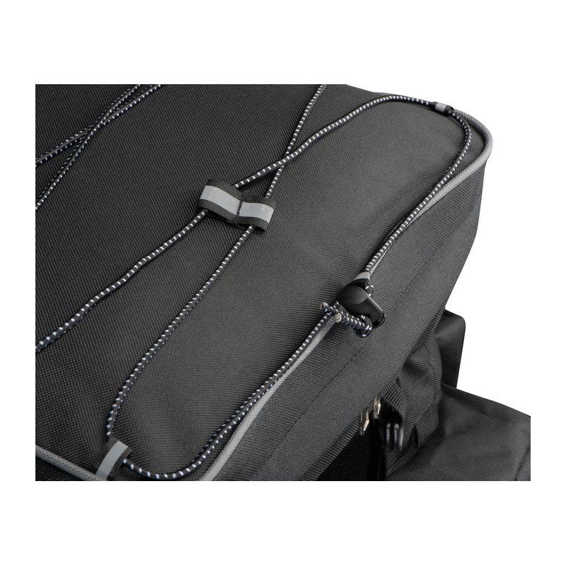 Geantă șa pentru bicicletă Negru