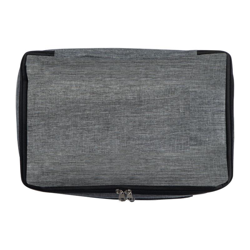 Geantă frigorifică RPET cu 2 compartimente Gri