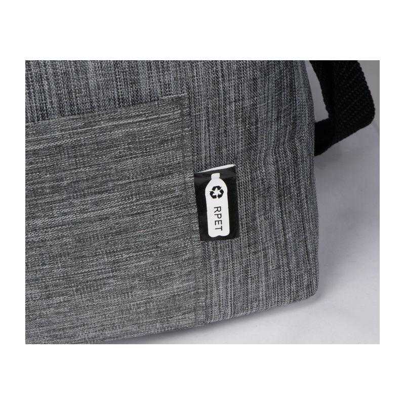 Geantă frigorifică RPET cu 2 compartimente Gri