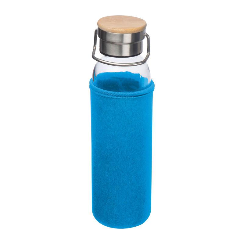 Sticlă de băut cu husă neopren Light Blue