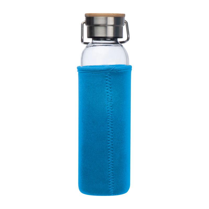 Sticlă de băut cu husă neopren Light Blue