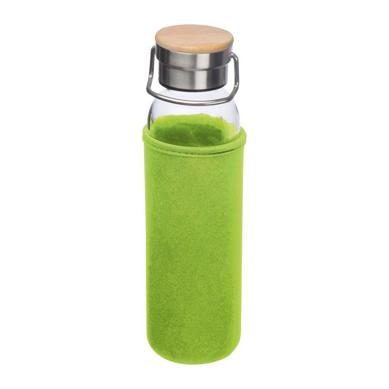 Sticlă de băut cu husă neopren LIght Green