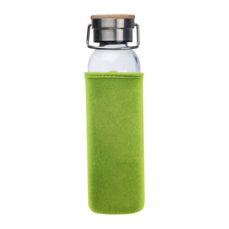 Sticlă de băut cu husă neopren LIght Green