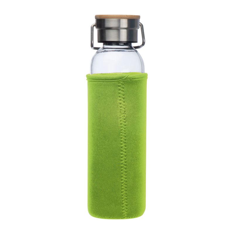 Sticlă de băut cu husă neopren LIght Green