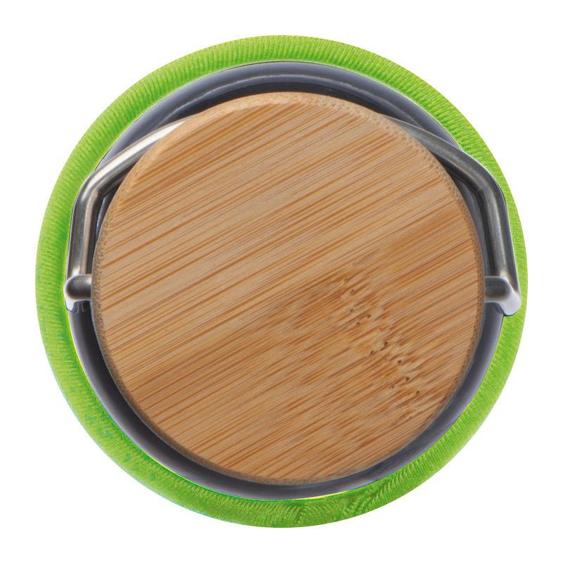 Sticlă de băut cu husă neopren LIght Green