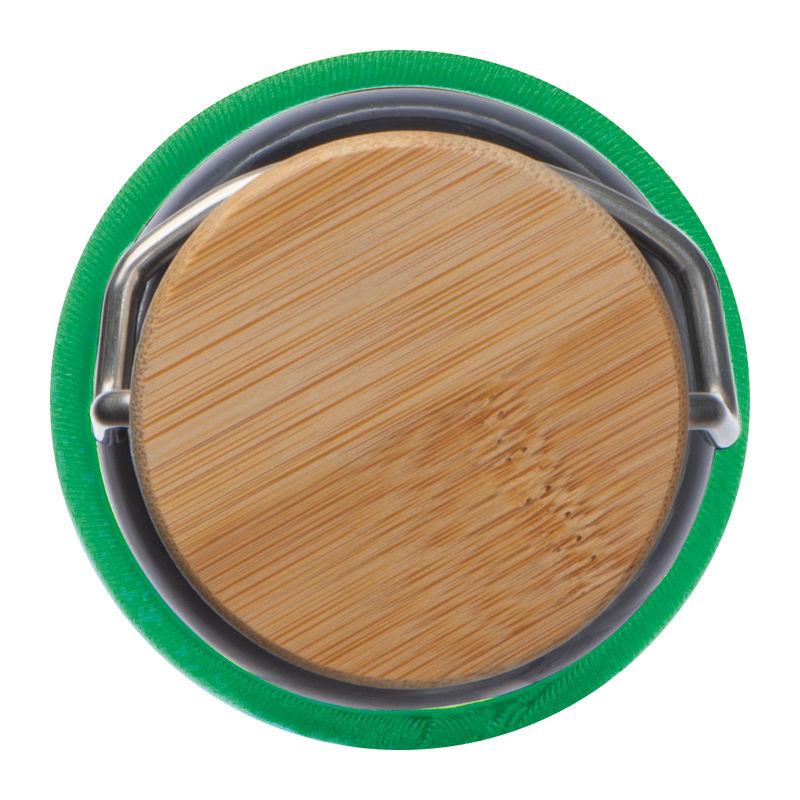 Sticlă de băut cu husă neopren Verde