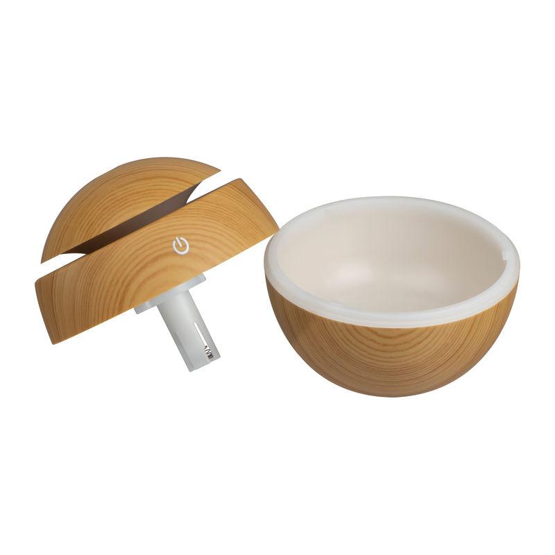 Umidificator pentru aromă cu lumină LED Maro