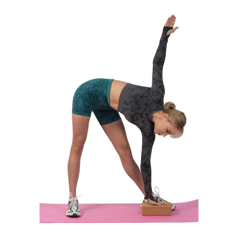 Cărămidă din plută pentru yoga Beige