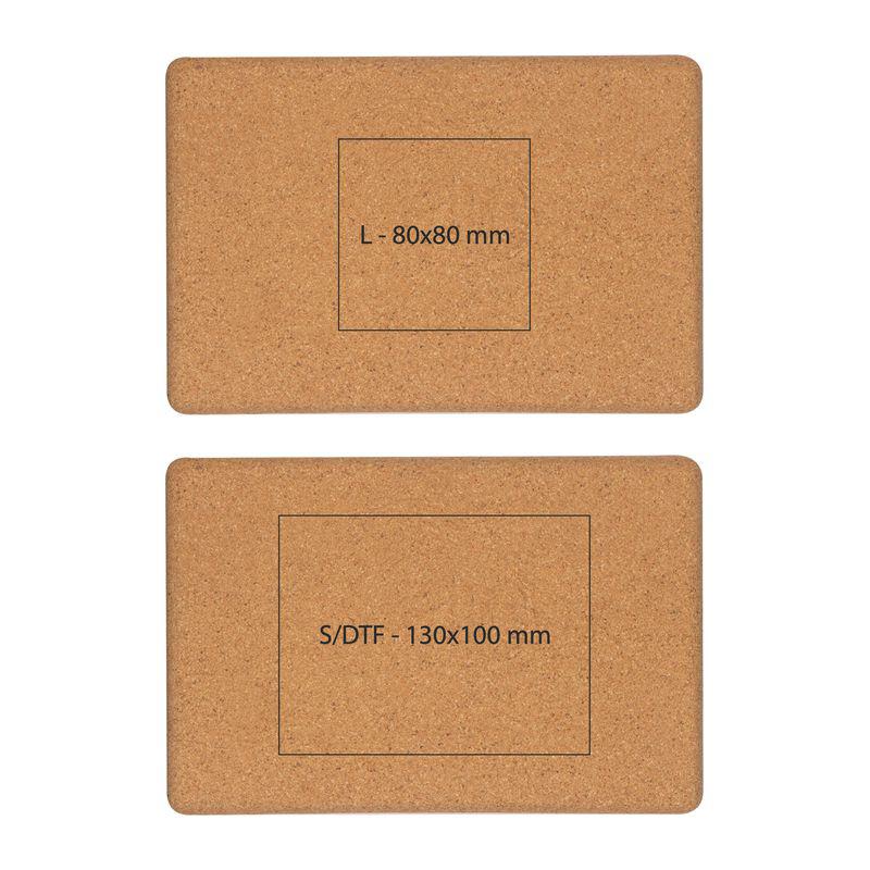 Cărămidă din plută pentru yoga Beige