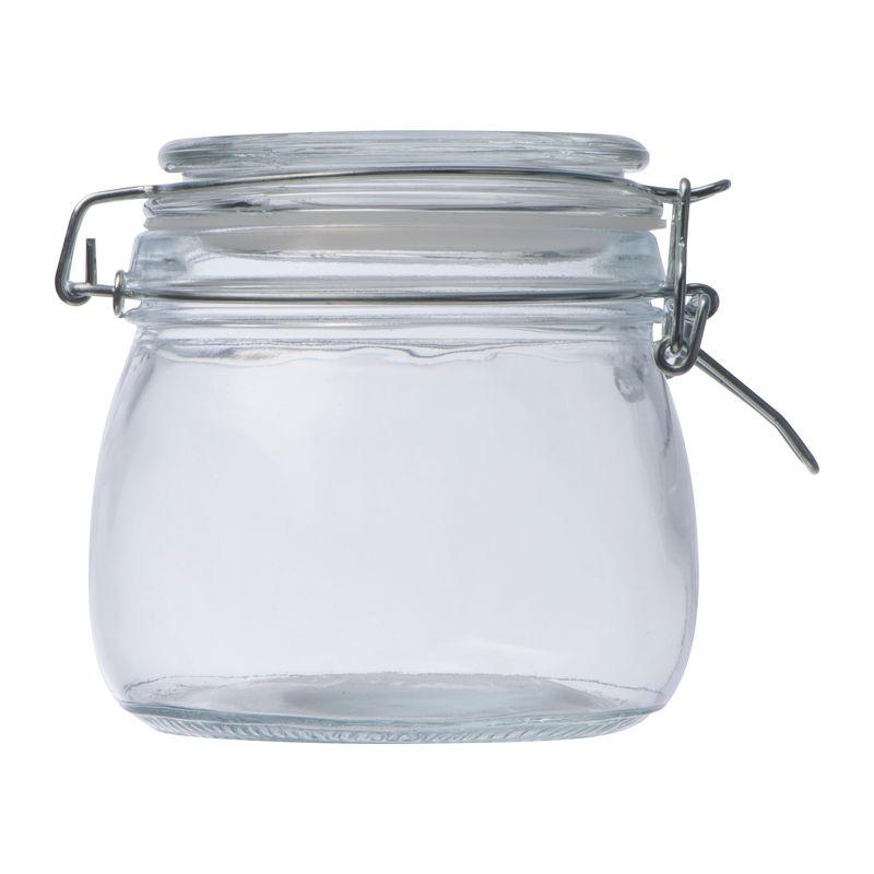 Borcan cu capac blocabil, 400 ml Mixt