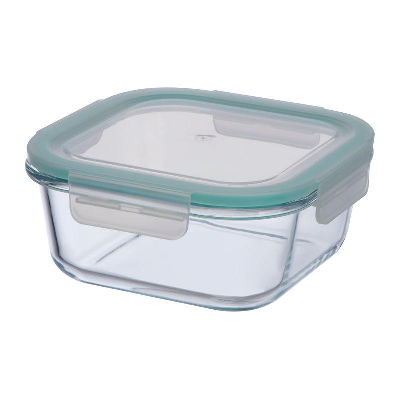 Caserola din sticlă cu capac din plastic Mixt