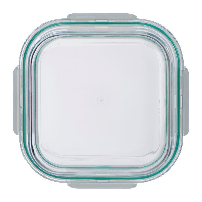 Caserola din sticlă cu capac din plastic Mixt