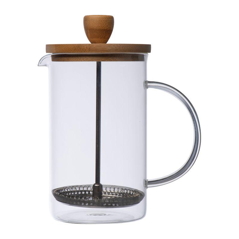 Filtru cafea/ceai cu capac din bambus Mixt