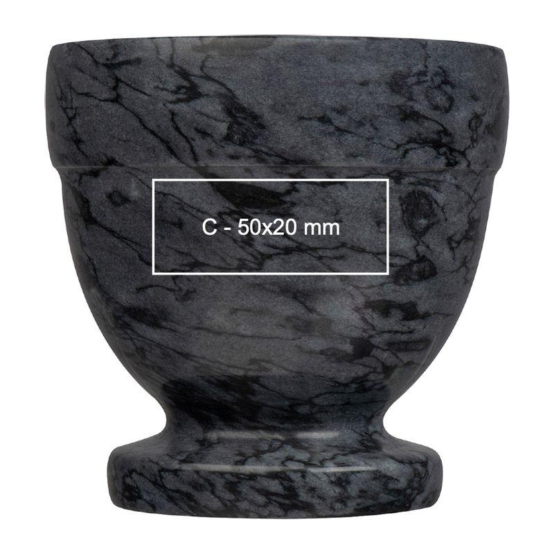 Mojar din marmură Gri