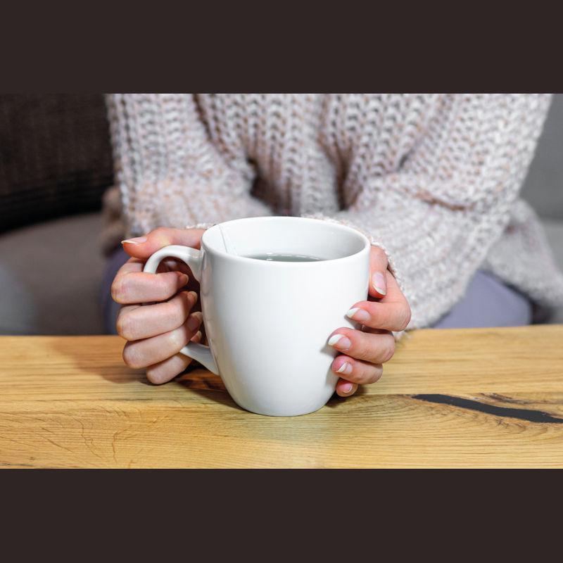 Cană porțelan 400 ml Alb