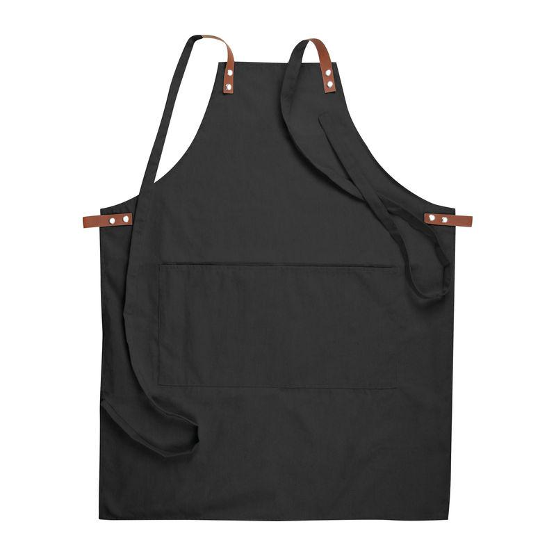 Șorț din bumbac, 340 g Negru