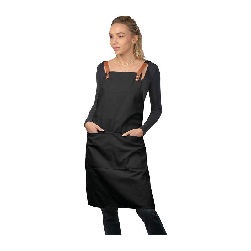 Șorț din bumbac, 340 g Negru