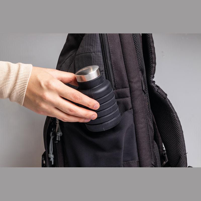 Sticlă extensibilă din silicon Negru