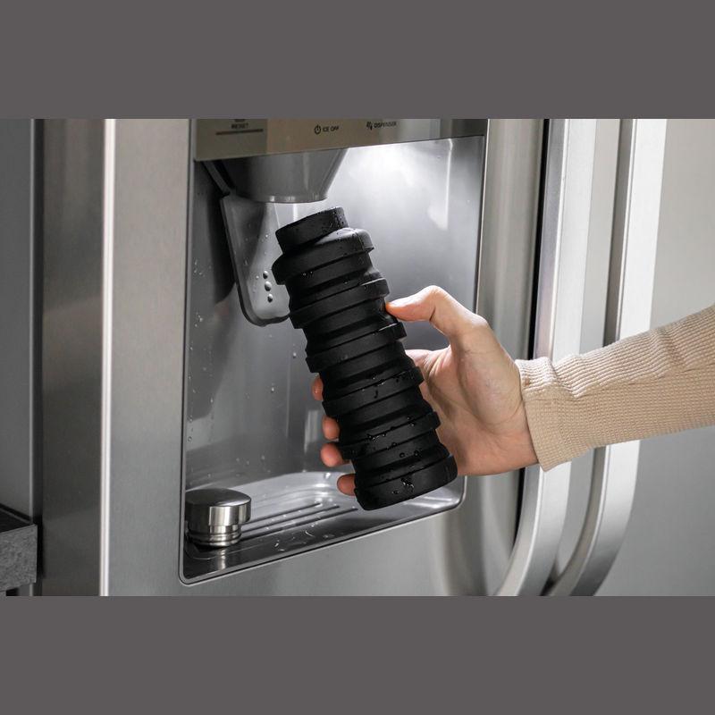 Sticlă extensibilă din silicon Negru