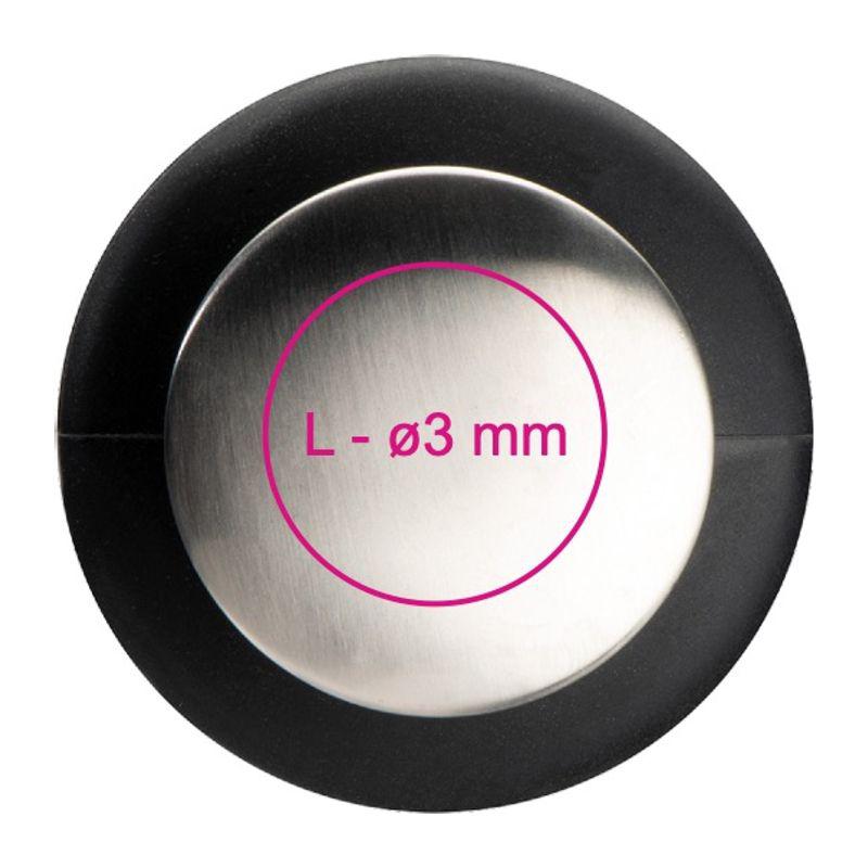 Sticlă extensibilă din silicon Negru