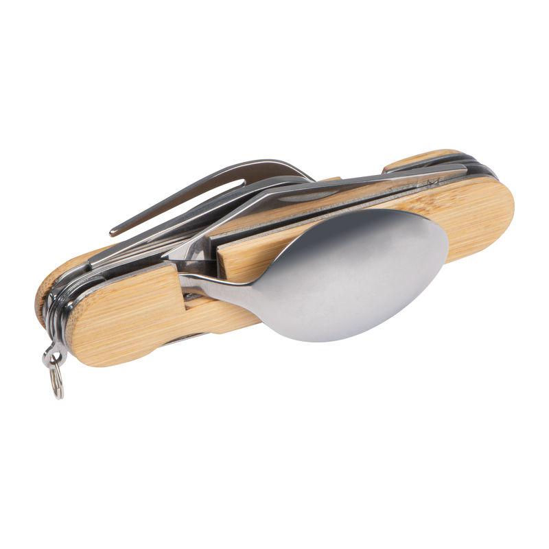 Briceag multifuncțional pentru camping Beige