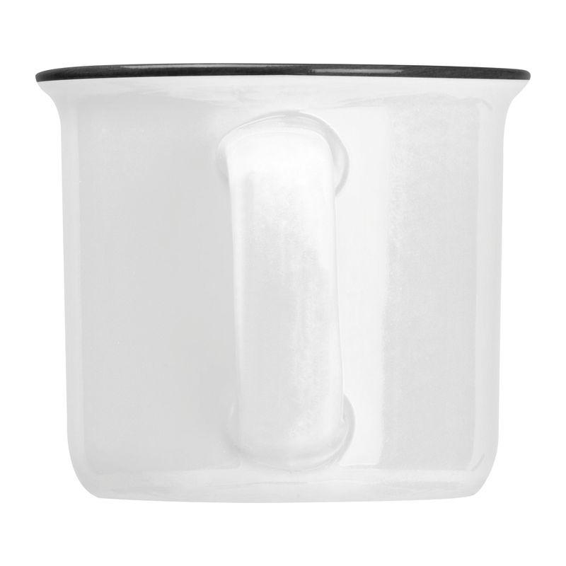 Cană ceramică espresso, 60 ml Alb
