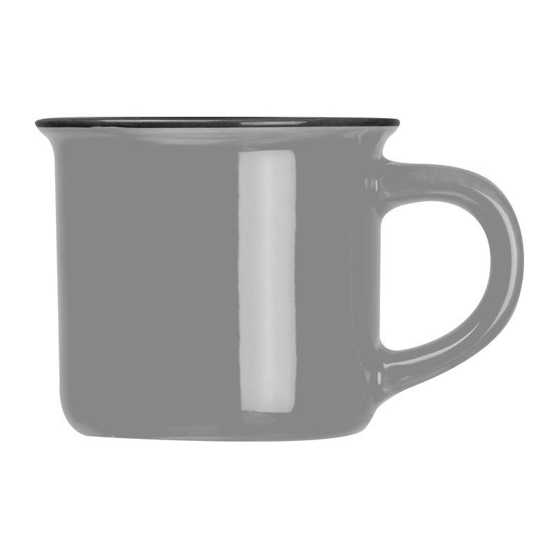 Cană ceramică espresso, 60 ml Gri