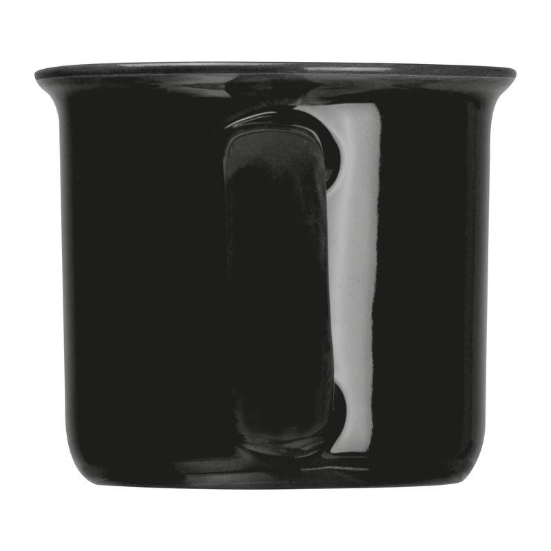 Cană ceramică espresso, 60 ml Negru