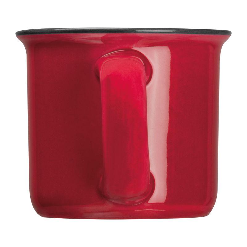 Cană ceramică espresso, 60 ml Roșu