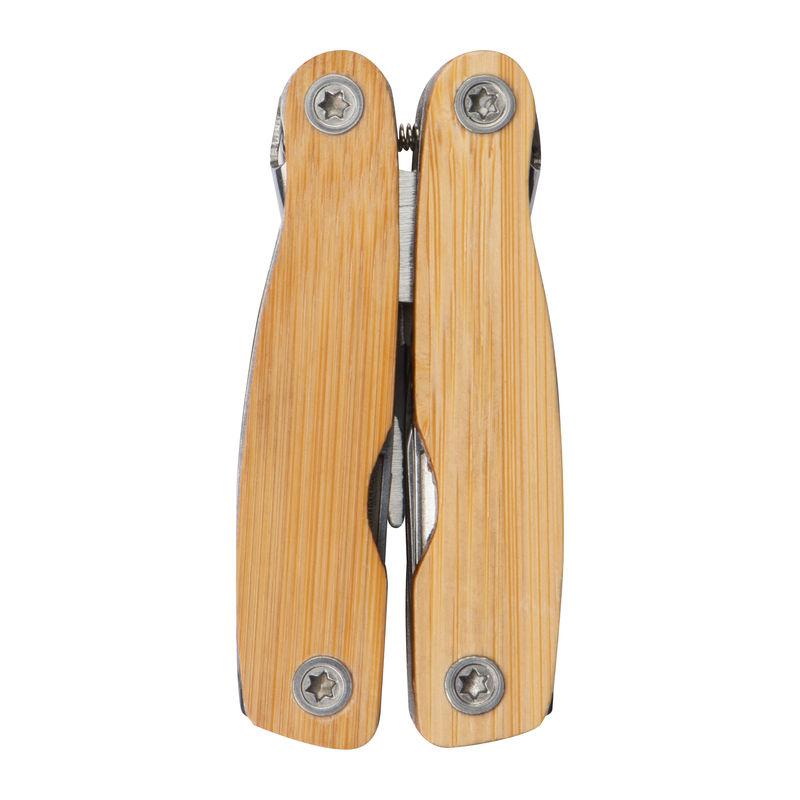 Multitool cu mâner din bambus Beige