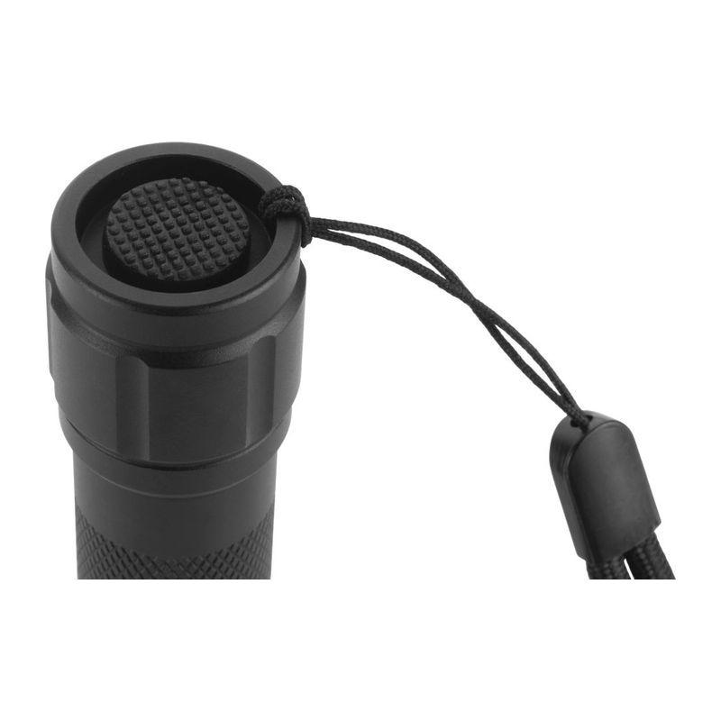 Lanternă de exterior Schwarzwolf cu curea de mână Negru