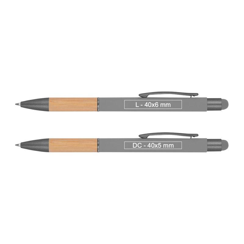 Pix cu grip din bambus Gri-Argintiu