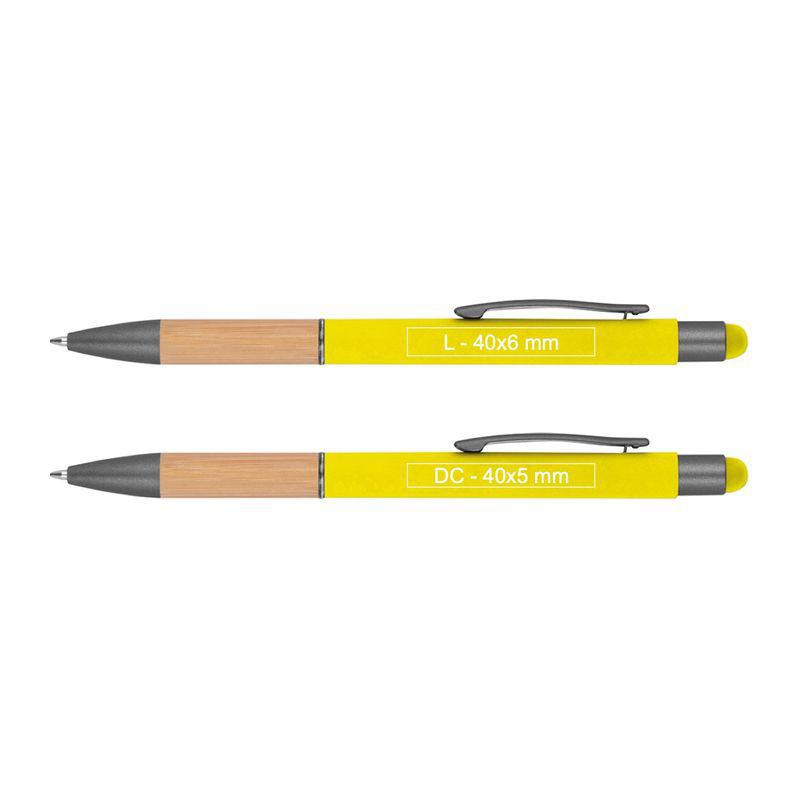 Pix cu grip din bambus Galben