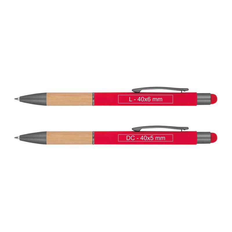 Pix cu grip din bambus Roșu