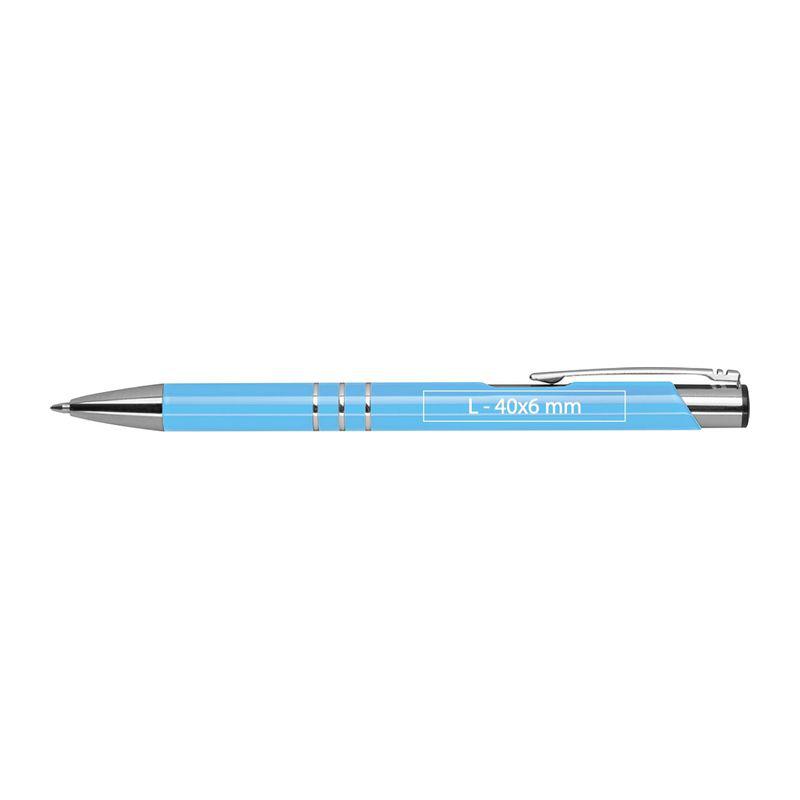 Pix din metal lăcuit Light Blue