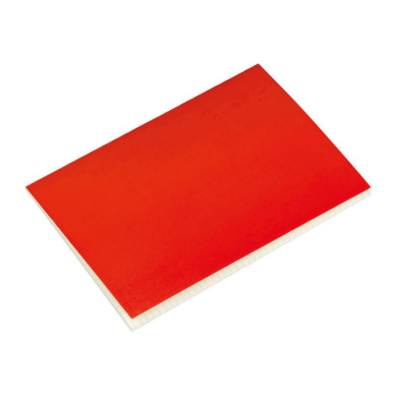 Caiet A5 cu pătrățele Roșu